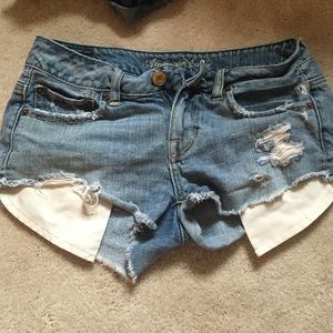 American eagle denim shorts