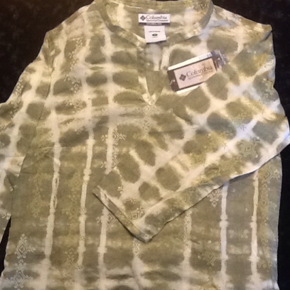 Columbia Woodblock Print Shirt