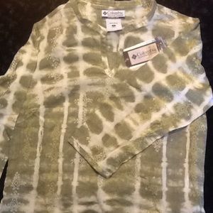 Columbia Woodblock Print Shirt