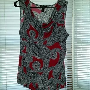 White House Black Market Drape Neck Tank