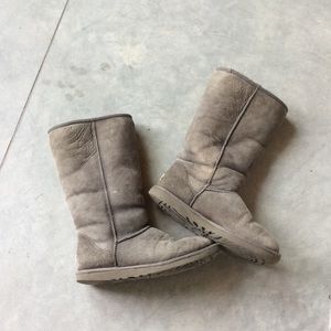 Tall Grey uggs
