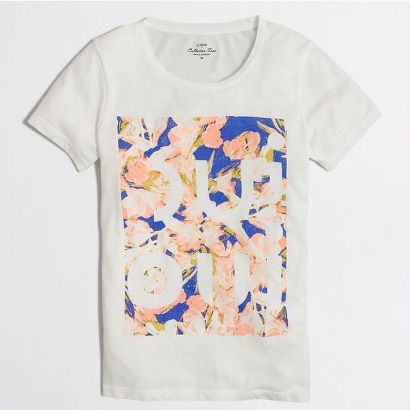 JCREW Graphic Shirt Size L-NWT