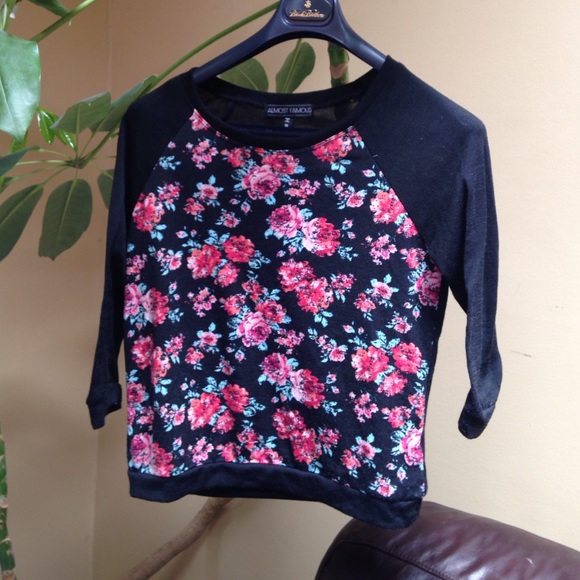 Floral Print Sweater