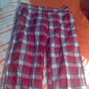 Victoria's Secret Red Flannel Mayfair Pajama Pants