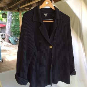 Large, J Jill button up sweater.