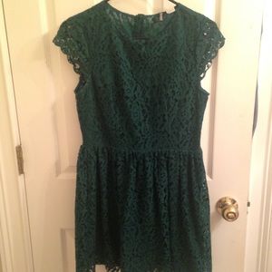 H&M Emerald Green Dress