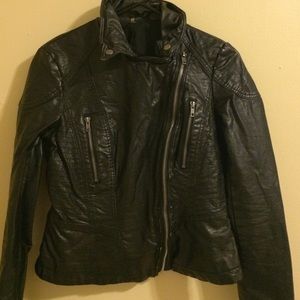 free people leather biker jacket.