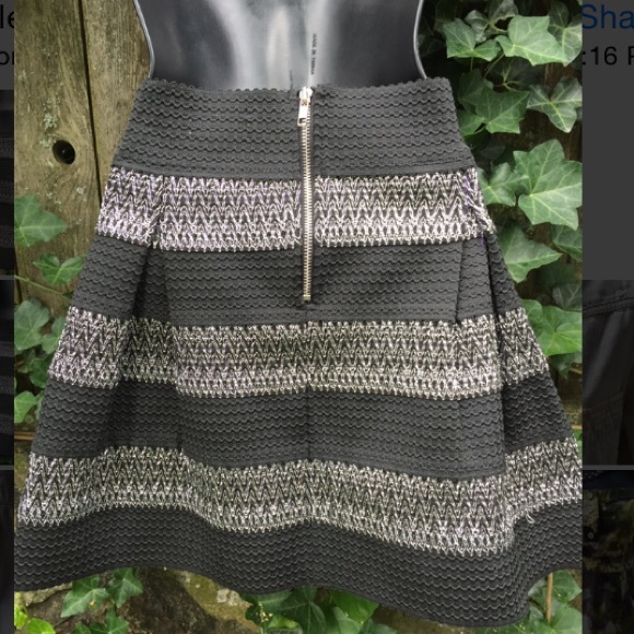 SOLD👗🎈Anthropologie Ginger G Black and Silver - Picture 4 of 4