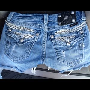 Size 25 miss me shorts