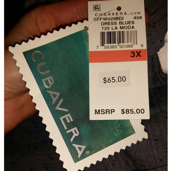 Mens Cubavera Button Down - Picture 2 of 2