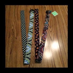 NWT 2 Vera Bradley belts