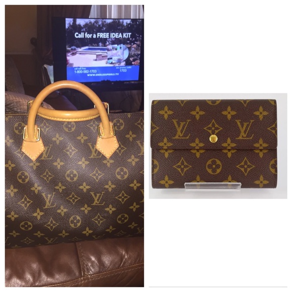 Louis Vuitton wallet and speedy 30 both authentic - Picture 1 of 1