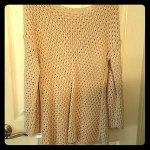 ♡ knit beach top. Super cute over bathing suit