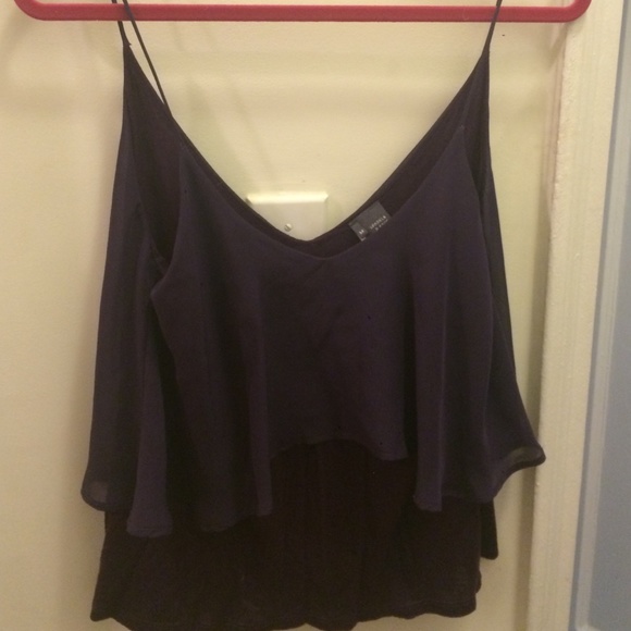 Purple Sparkle and Fade Top