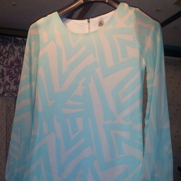 Chiffon tunic dress