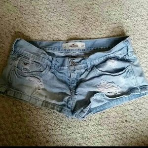 Denim Hollister shorts