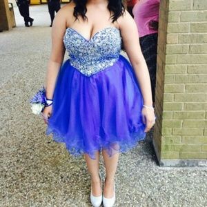 Royal blue Prom Dress.