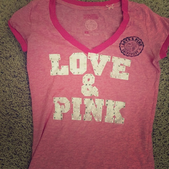 PINK v neck great condition rarely worn
