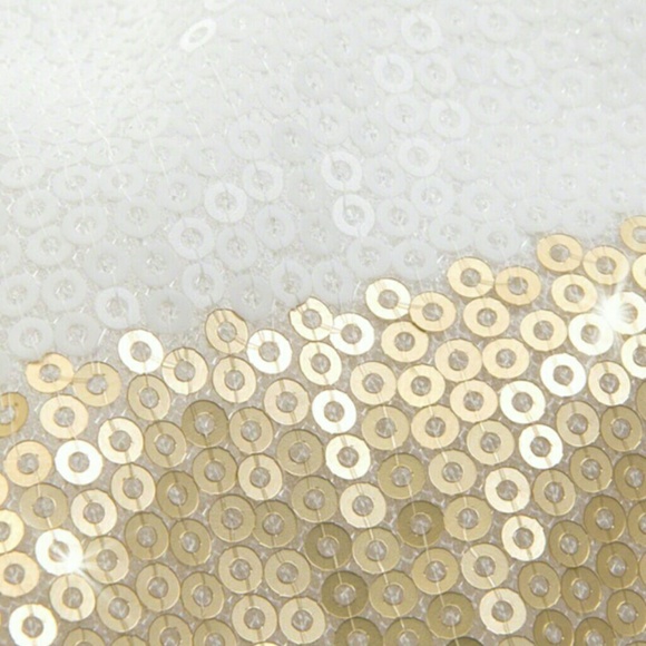 Skirt White & Gold Sequin - Picture 2 of 4