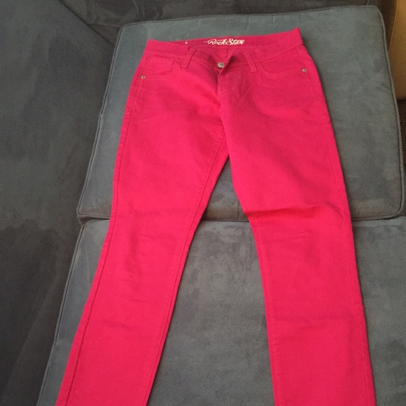 Old Navy Rockstar PINK skinny jeans