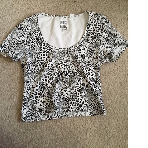 Printed crop top