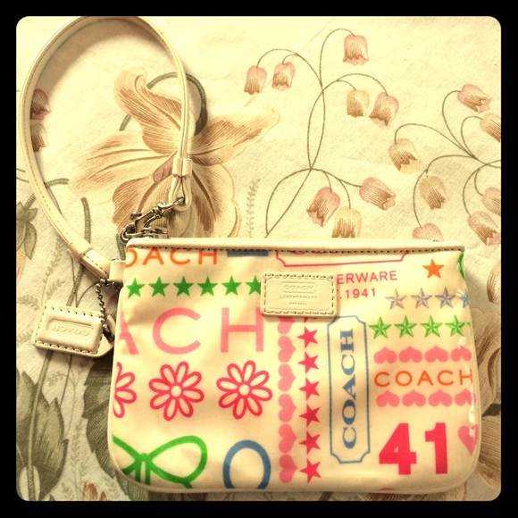 Coach Colorful Wristlet