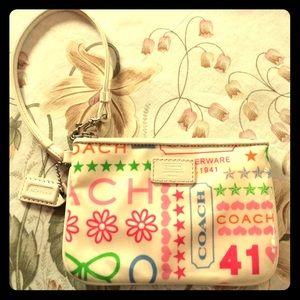 Coach Colorful Wristlet