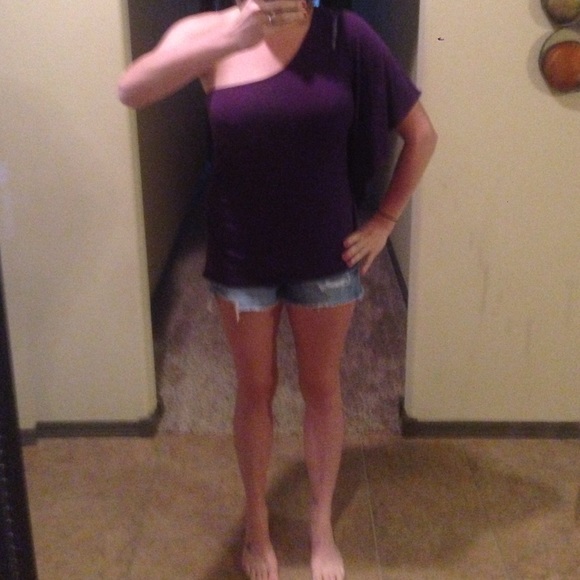 Express one shoulder shirt