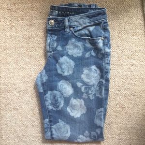 Lauren Conrad Floral Print Jeans