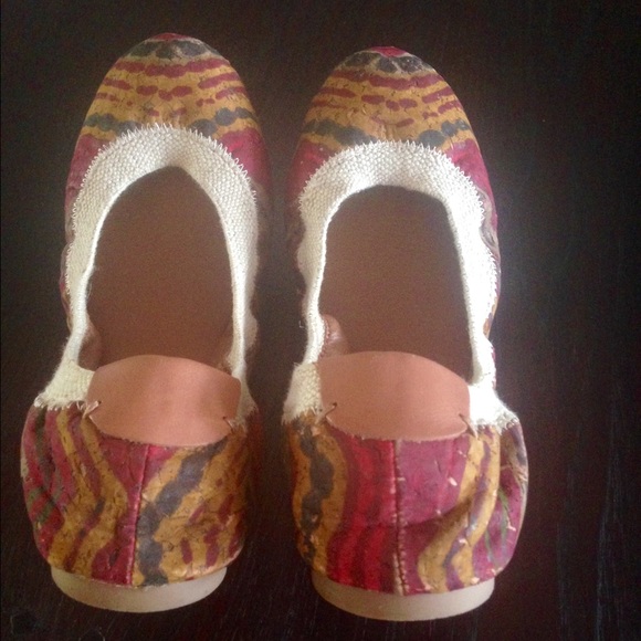 Rare Authentic Lucky 🍀 Brand Emmie Flats - Picture 2 of 4