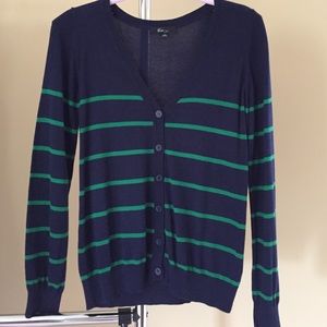Striped cardigan