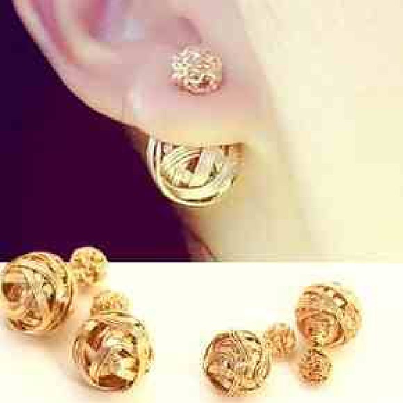 Double side earrings