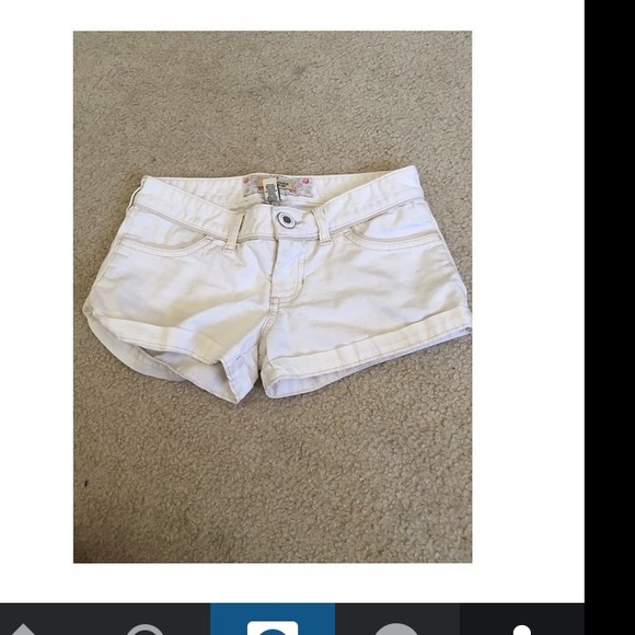 White shorts