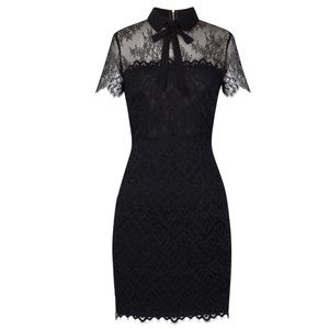 Sandro Rozen Black Lace Dress size 3