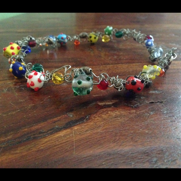 NWOT Felice Designs Beaded Wire Necklace