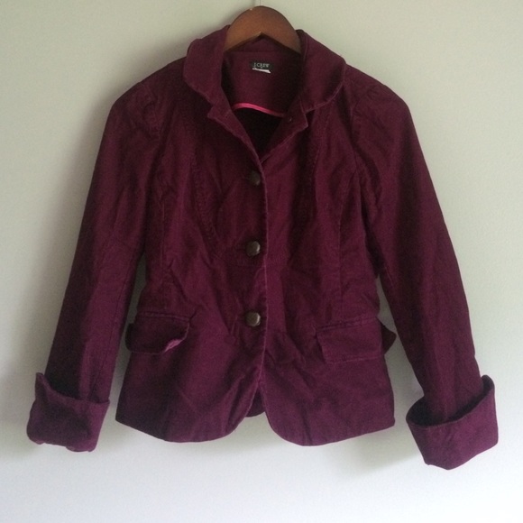 J. Crew Burgundy Blazer