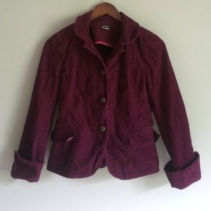 J. Crew Burgundy Blazer