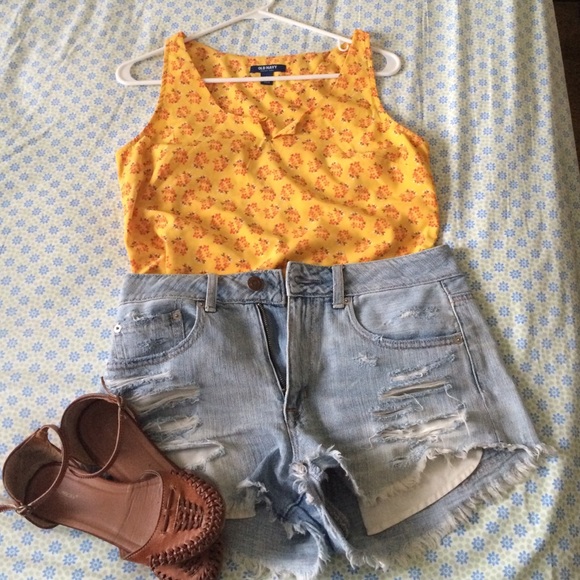 Flower Old Navy Top - S