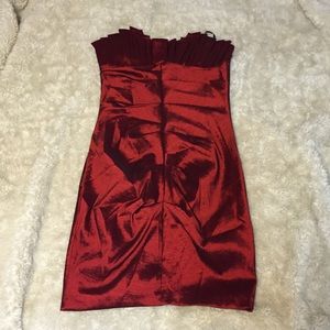 Sexy Burgundy Formal Dress