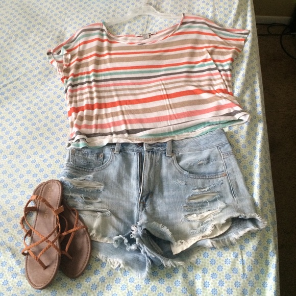 Forever 21 Striped Top - M