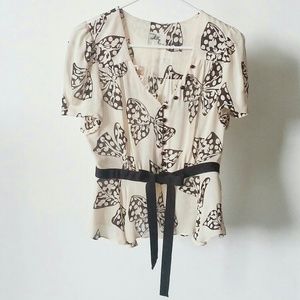 Milly Polka Dot Bow Top