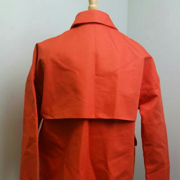 Sold J Crew Cotton Twill Swing Trench Size 2 BNWOT - Picture 4 of 4