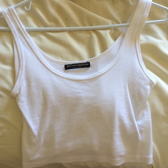 Brandy cropped tank