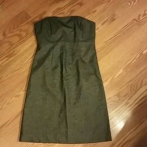 Gray Strapless Dress