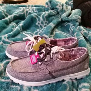 A Pair Of Skechers on-the-go