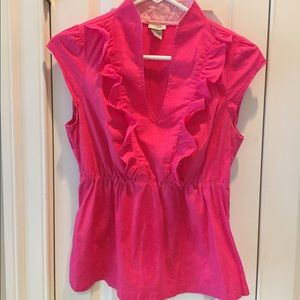 Odille (Anthropologie) pink blouse Size 8