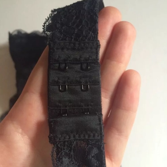 Black free people lace galloon bralette halter - Picture 3 of 3