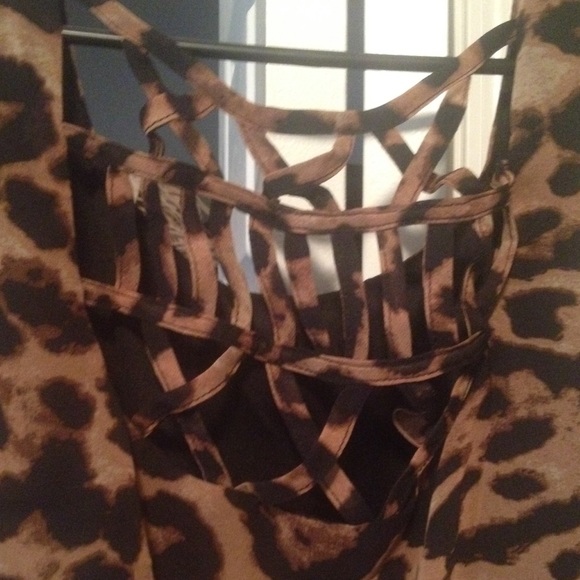 High low leopard print dress - Picture 3 of 4
