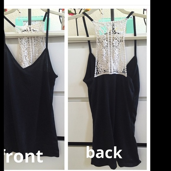 A black tank top