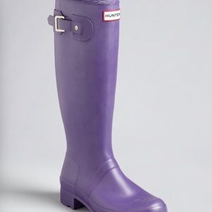 Authentic Hunter Purple Rain Boots